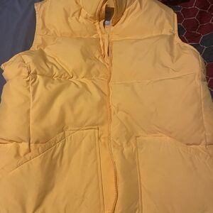 Yellow Puffer Vest